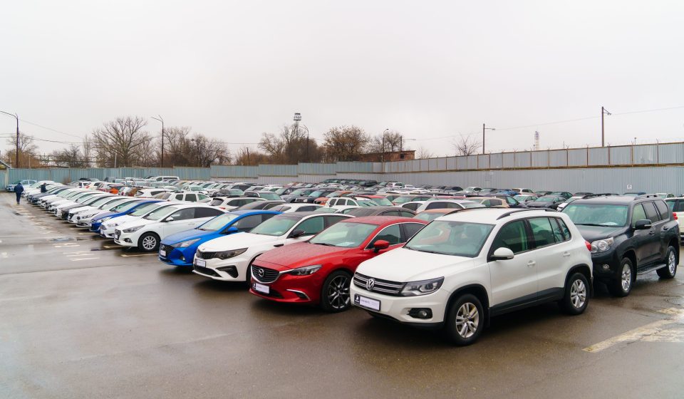 Fuhrpark mit mehreren Gebrauchtwagen
