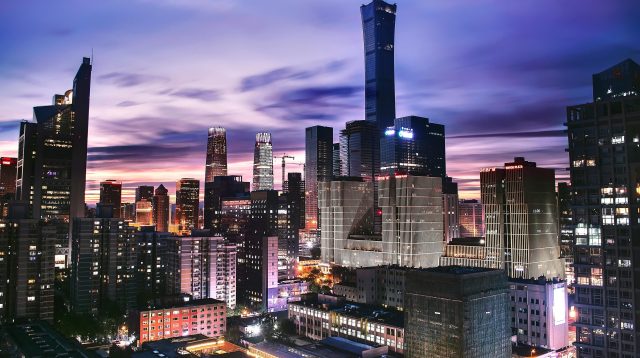 Blick auf Peking