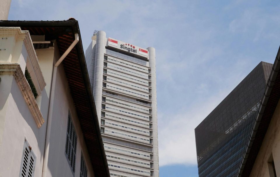 Singtel-Tower in Singapur
