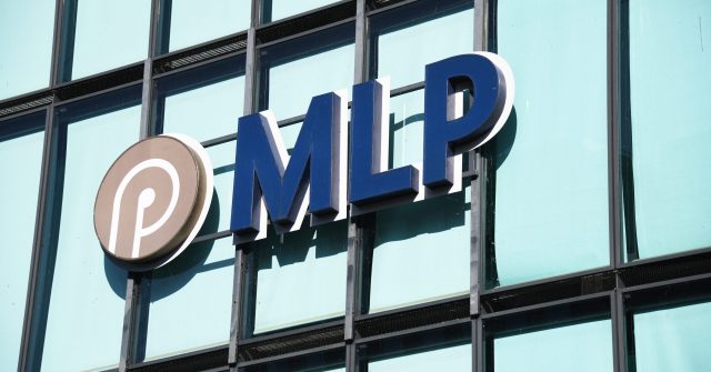 Hamburg, Germany - June 24, 2020: MLP in Hamburg, Germany - MLP is a German corporation providingfinancial services