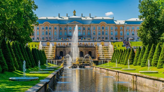 Schloss Peterhof in Moskau, Russland