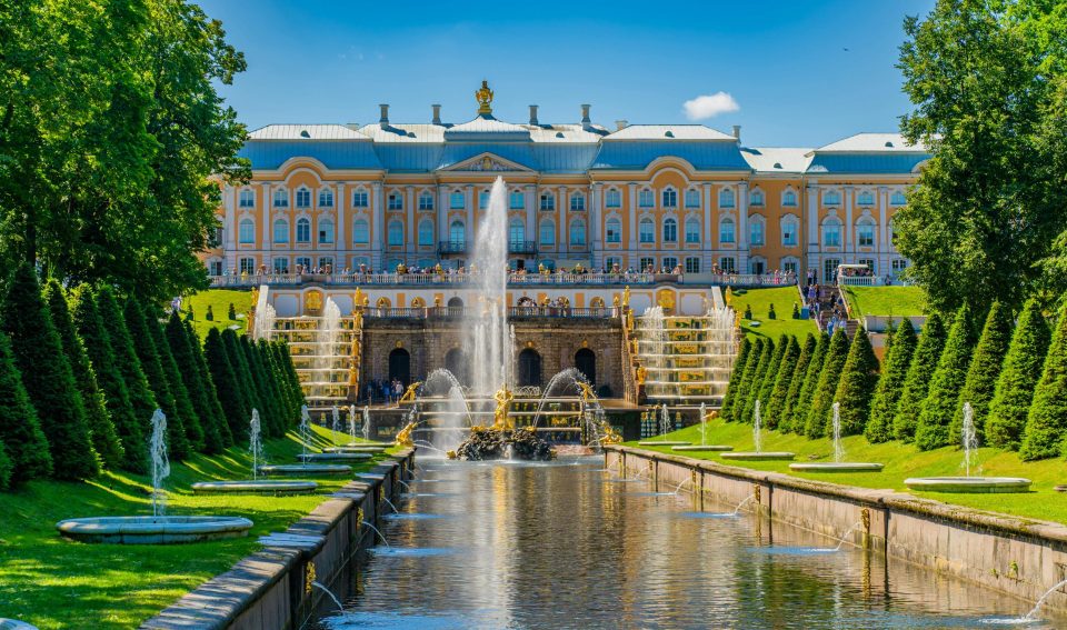Schloss Peterhof in Moskau, Russland