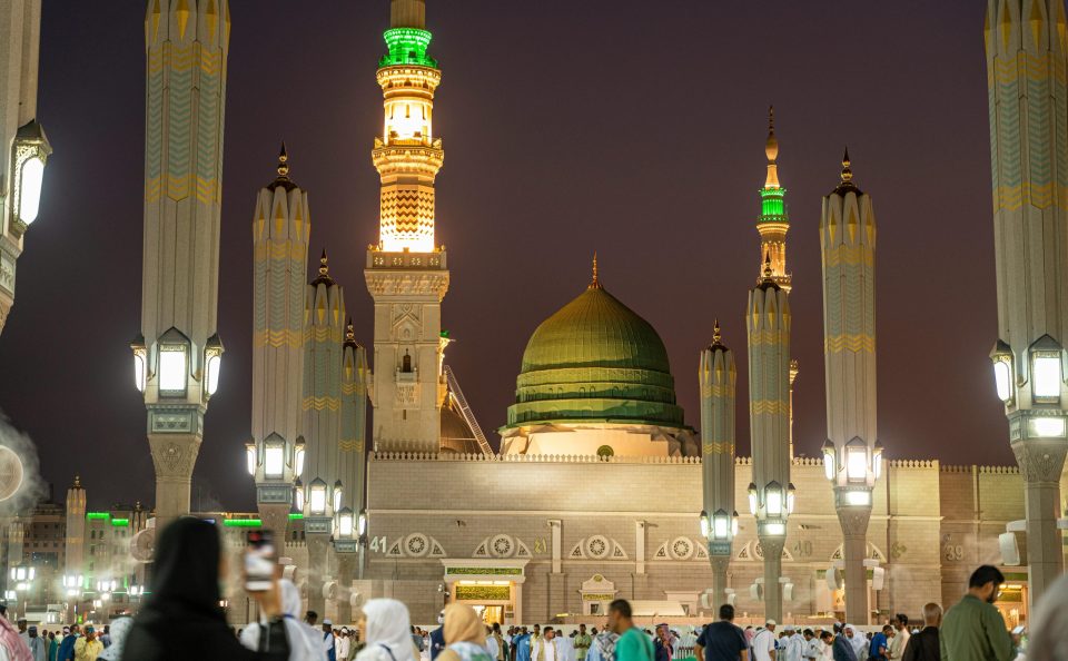 Moschee in Medina, Saudi-Arabien