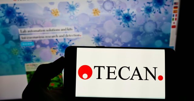 Logo und Website von Tecan