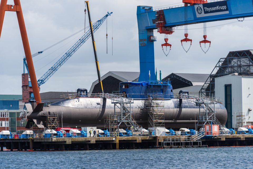 TKMS-Werft in Kiel