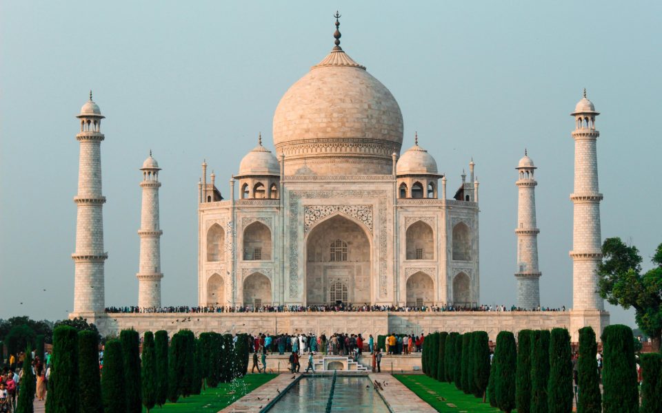 Der Taj Mahal in Indien