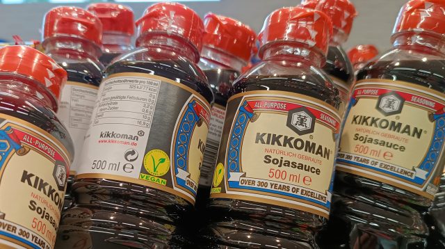 Kikkoman stellt unter anderem Sojasoßen her