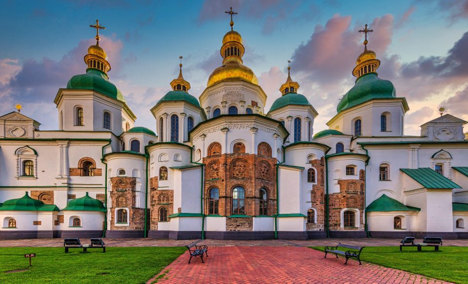 Die Sophienkathedrale in der Ukraine