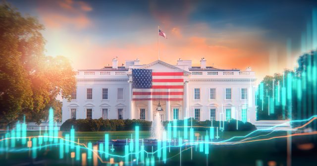 Weißes Haus hinter Graphen