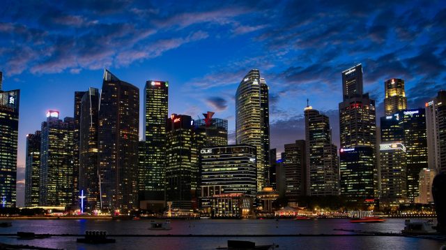 Singapur bei Nacht