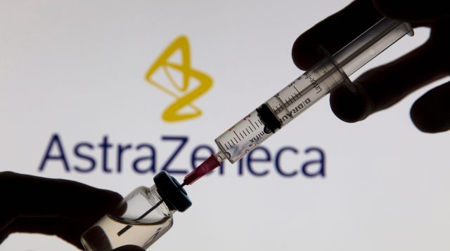 Eine Spritze von Astrazeneca