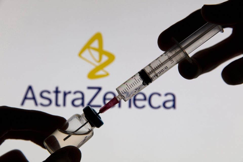 Eine Spritze von Astrazeneca