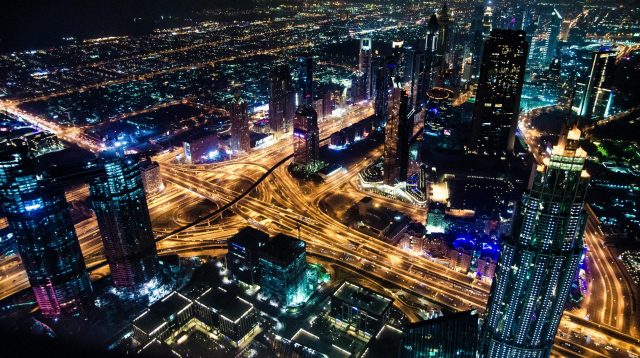 Dubai bei Nacht