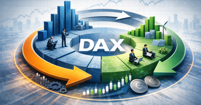 Symbolbild DAX-Rotation