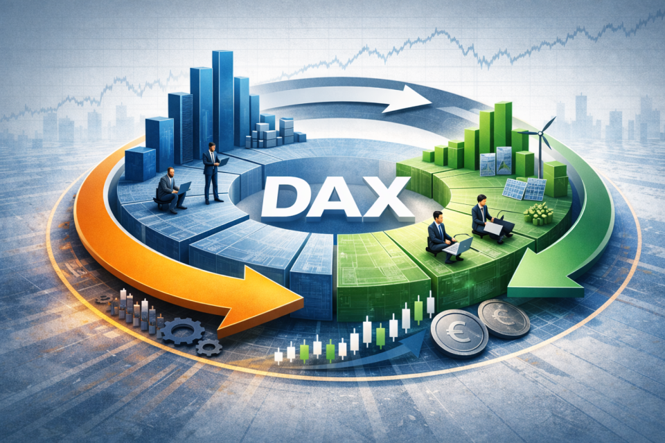 Symbolbild DAX-Rotation