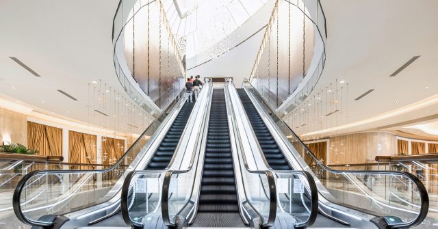 Rolltrepen von Schindler in Macau, Cina