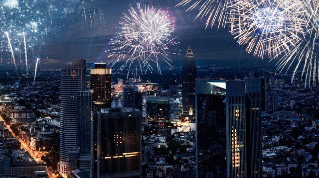 Jahreswechsel in Frankfurt
