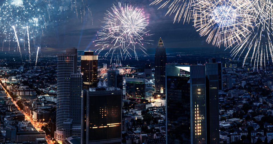 Jahreswechsel in Frankfurt