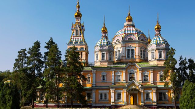 Christi-Himmelfahrt-Kathedrale in Astana, Kasachstan