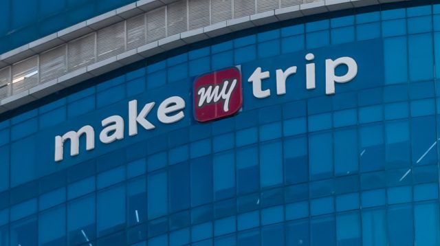 Logo des Reiseunternehmens MakeMyTrip