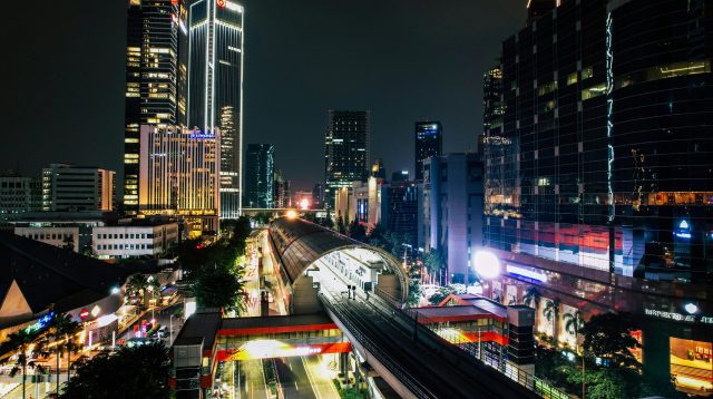 Jakarta bei Nacht