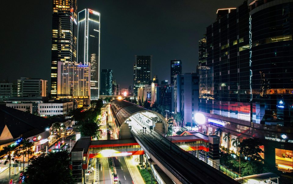 Jakarta bei Nacht