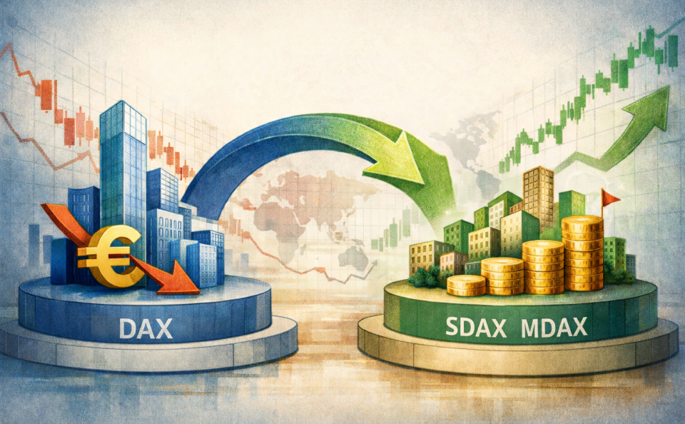 Nebenwerte setzen ihre Aufholjagd fort