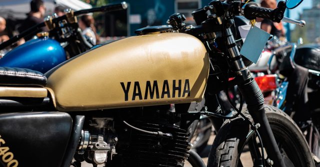 Ein Motorrad von Yamaha Motor