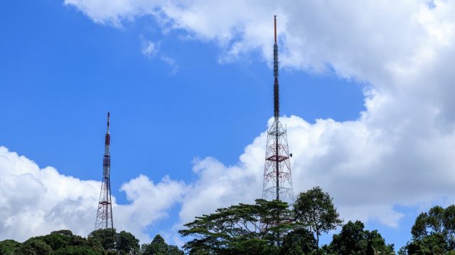 Sendemast in Singapur