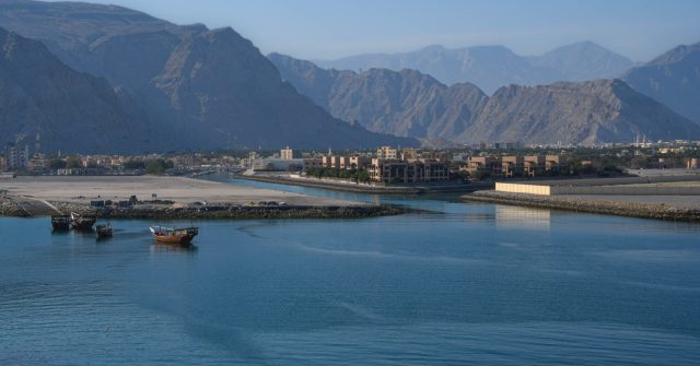 Stadt al-Chasab an der Straße von Hormus