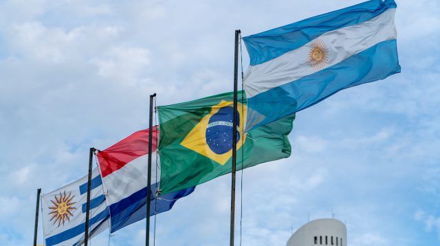 Die Mercosur-Staaten: Uruguay, Paraguay, Brasilien und Argentinien