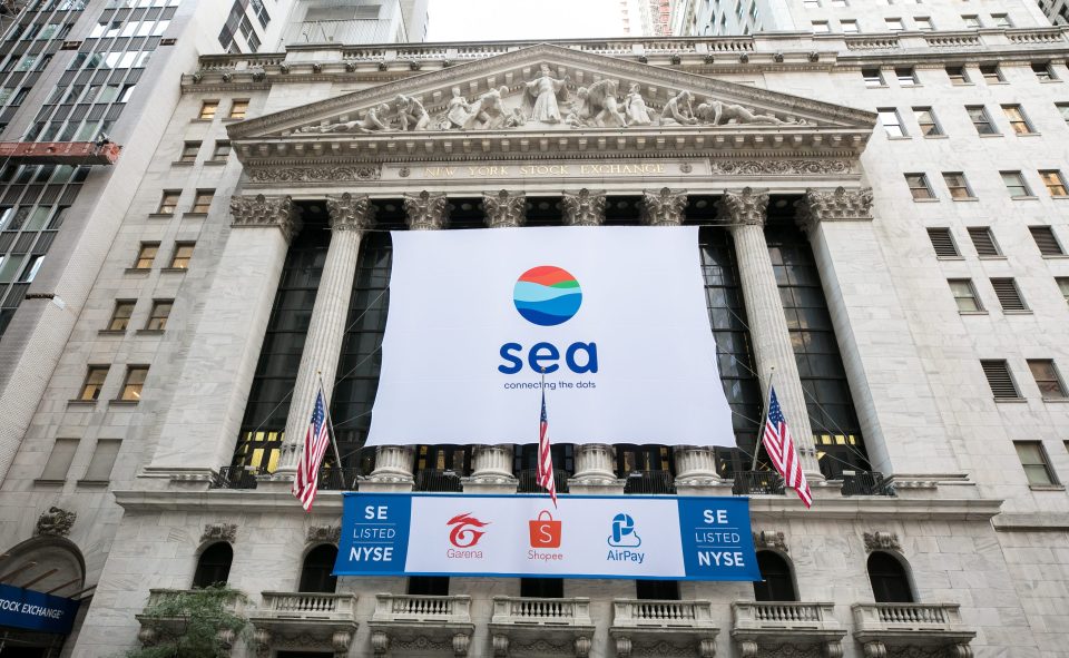 IPO der Sea Ltd. in New York, 2017