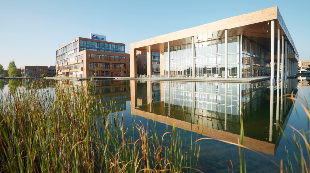 Infineon Hauptsitz in Neubiberg, Deutschland