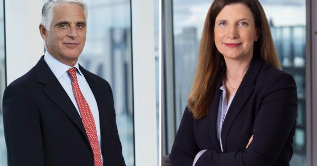 Unicredit-Chef Andrea Orcel und Commerzbank-Chefin Bettina Orlopp