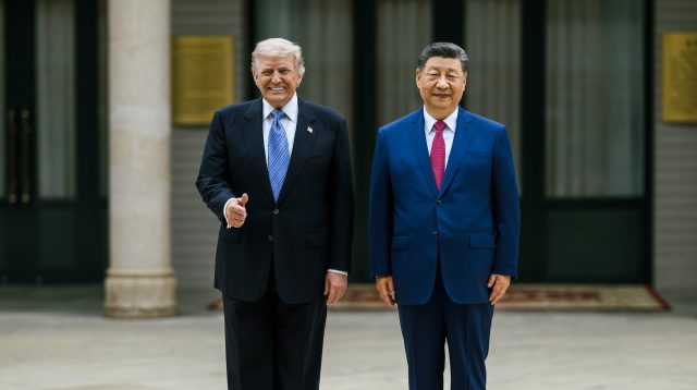Donald J. Trump und Xi Jinping