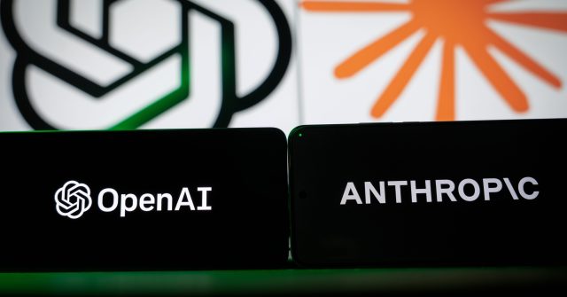 Logos von OpenAI und Anthropic
