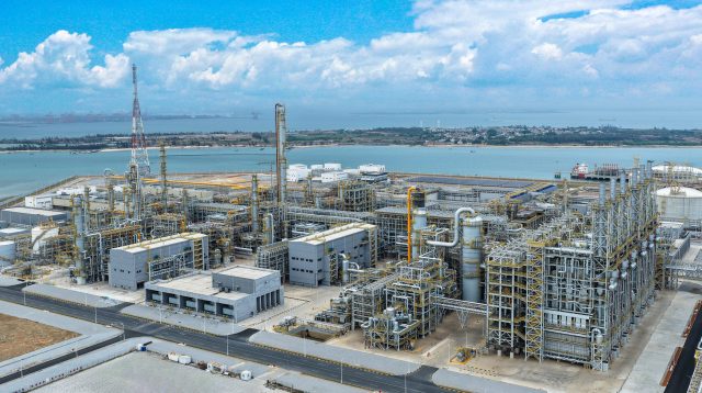 Der Steamcracker am neuen Verbundstandort Zhanjiang, China