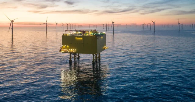Offshore-Plattform BorWin3 in der Nordsee