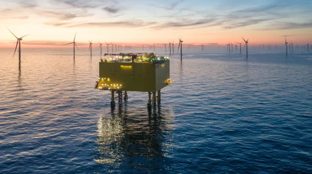 Offshore-Plattform BorWin3 in der Nordsee