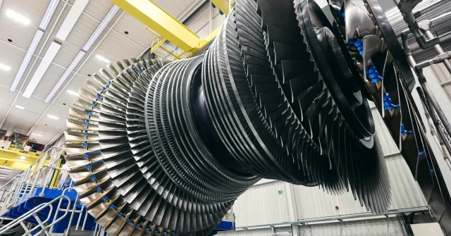 Herstellung des Rotors einer Dampfturbine