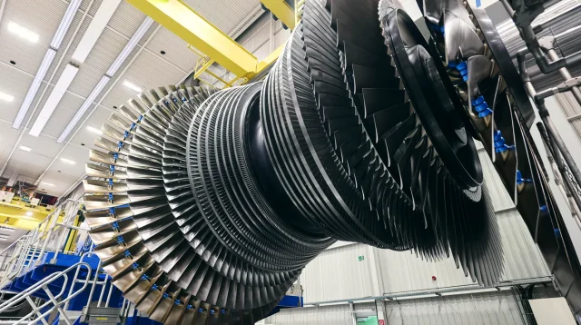 Herstellung des Rotors einer Dampfturbine