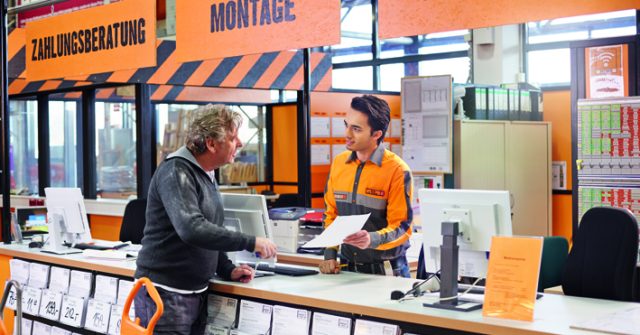 Beratung in einem Hornbach-Markt