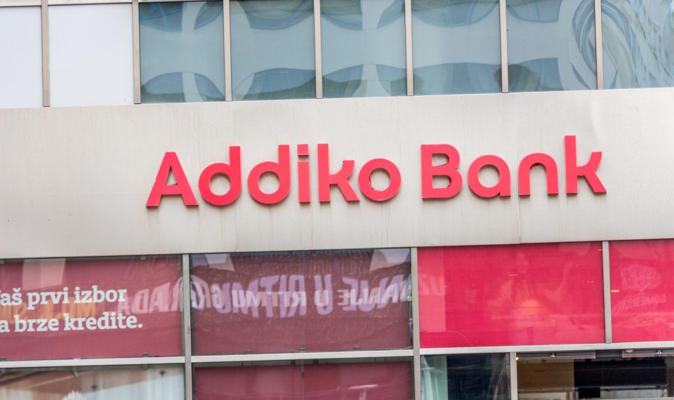 Addiko Bank in Zagreb, Kroatien