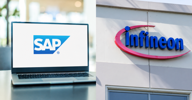 Logos von SAP und Infineon