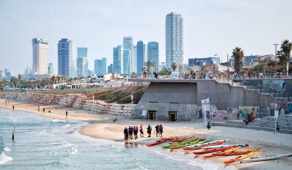 Strand in Tel Aviv, Israel