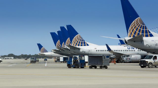 United-Airlines am Chicago O’Hare International Airport