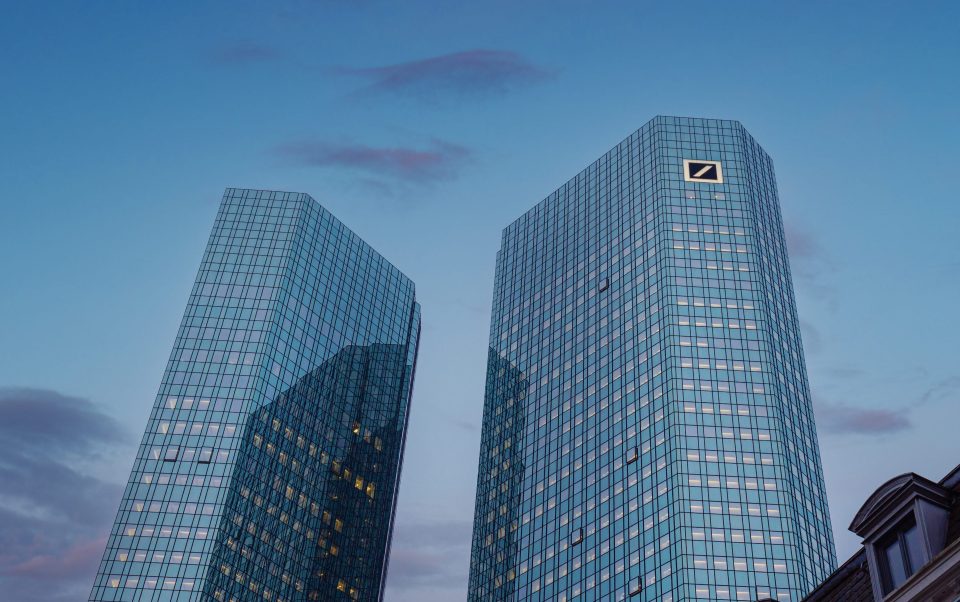 Deutsche Bank Towers in Frankfurt