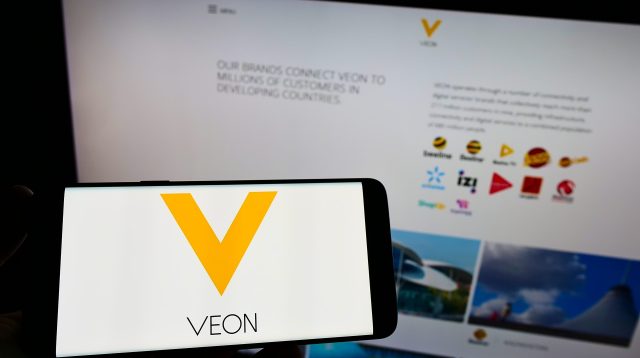 Logo des Mobilfunkanbieters Veon