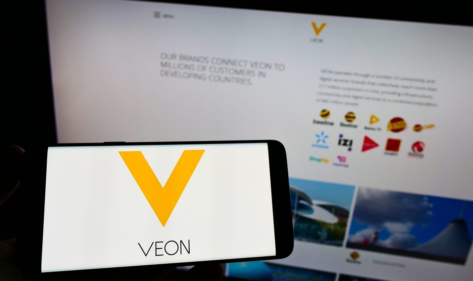 Logo des Mobilfunkanbieters Veon