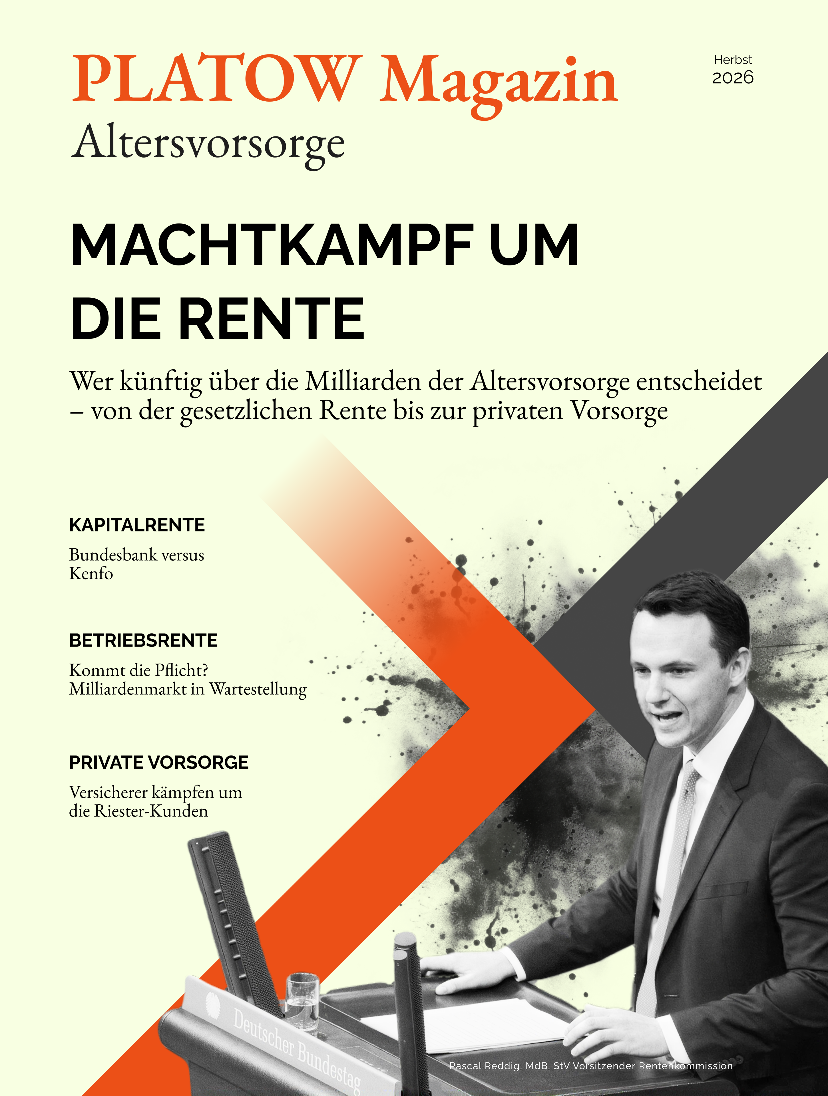 PLATOW Magazin Altersvorsorge 2026_Cover